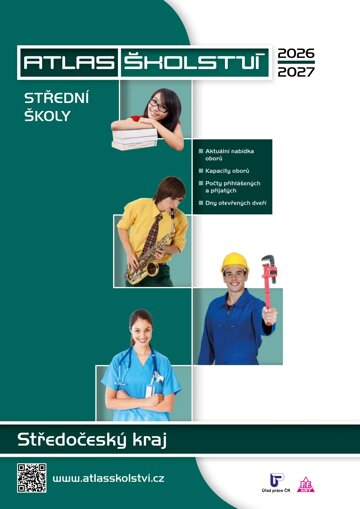 Obálka e-magazínu Atlas školství – střední školy Středočeský kraj 2026/2027