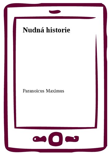 Obálka knihy Nudná historie