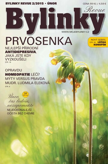 Obálka e-magazínu Bylinky 2/15 únor