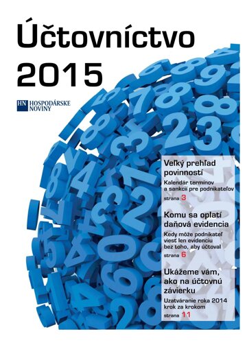 Obálka e-magazínu Účtovníctvo 2015