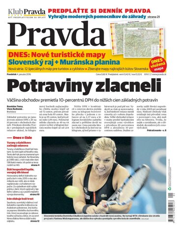 Obálka e-magazínu Pravda 4.1.2016