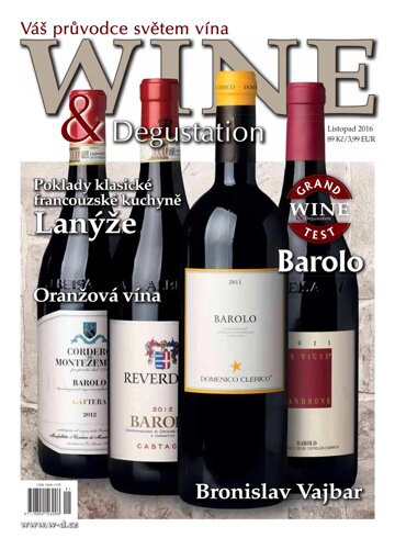 Obálka e-magazínu Wine and Degustation 11/2016