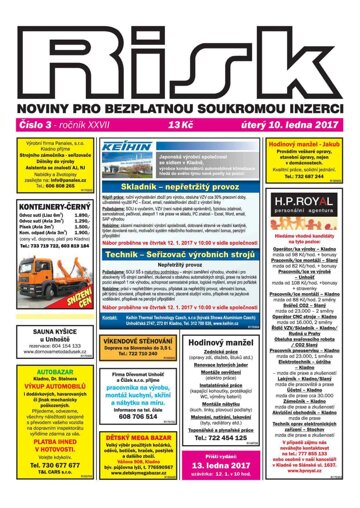 Obálka e-magazínu Risk 3/2017