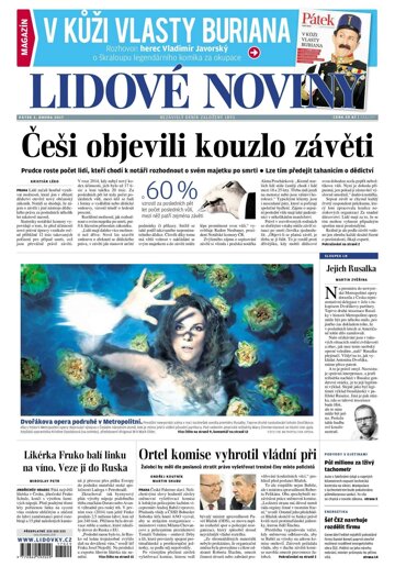 Obálka e-magazínu Lidové noviny 3.2.2017