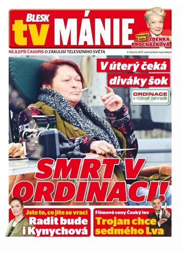 Obálka e-magazínu Blesk Tv manie 4.3.2017