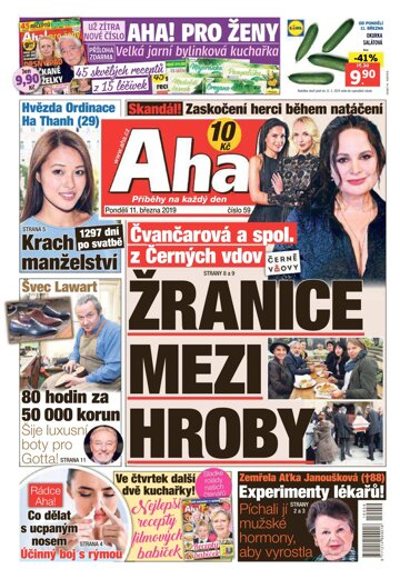 Obálka e-magazínu AHA! 11.3.2019