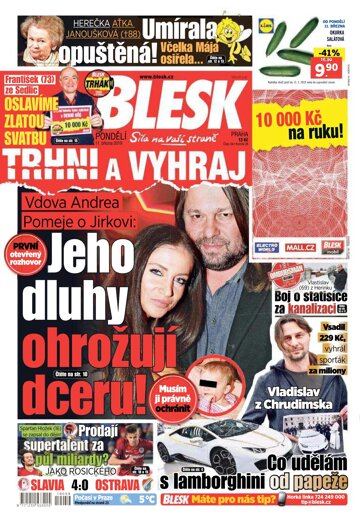 Obálka e-magazínu Blesk 11.3.2019