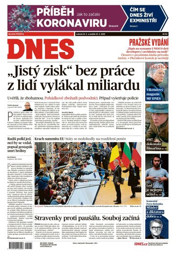 Obálka e-magazínu MF Dnes 22.2.2020