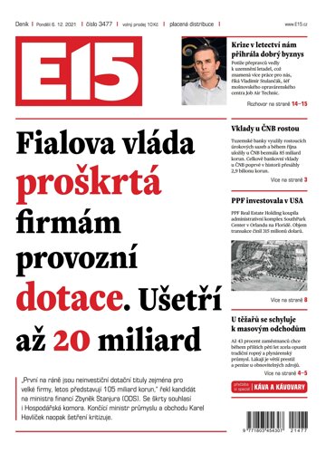 Obálka e-magazínu E15 - 6.12.2021