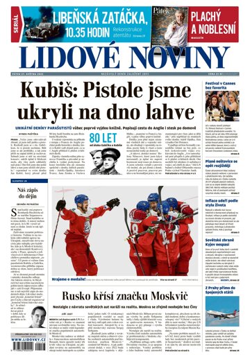 Obálka e-magazínu Lidové noviny 27.5.2022