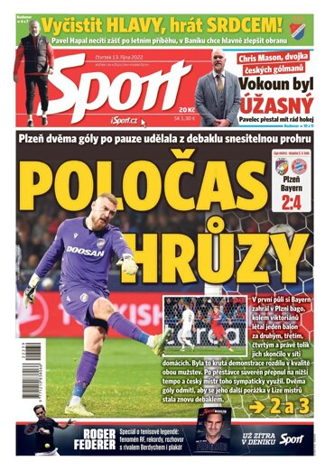 Obálka e-magazínu Sport 13.10.2022