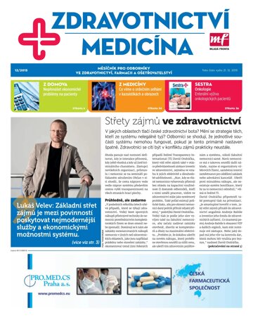 Obálka e-magazínu Zdravotnictví a medicína 12/2015