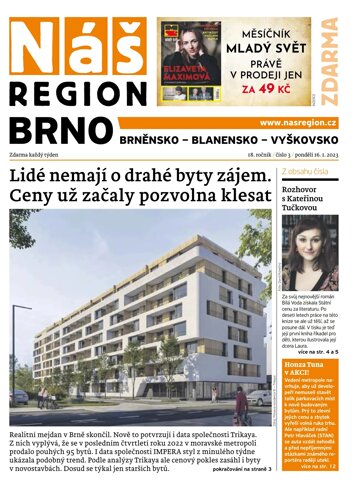 Obálka e-magazínu Náš Region - Brno 3/2023