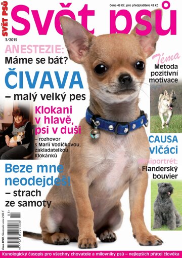 Obálka e-magazínu Svět psů 3/2015
