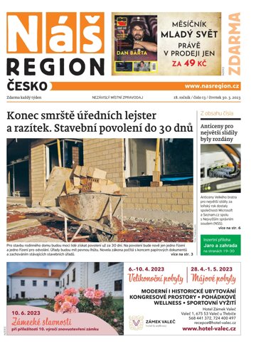 Obálka e-magazínu Náš Region - Česko 12/2023