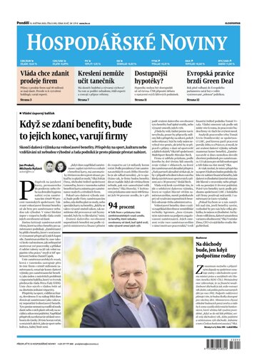 Obálka e-magazínu Hospodářské noviny 092 - 15.5.2023