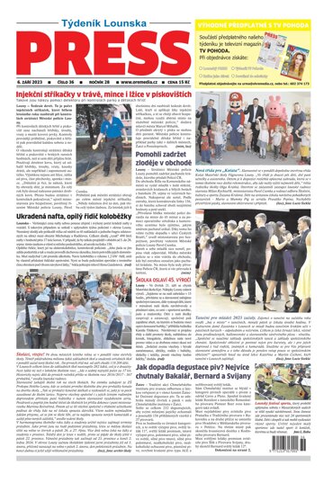 Obálka e-magazínu Lounský press 36/23