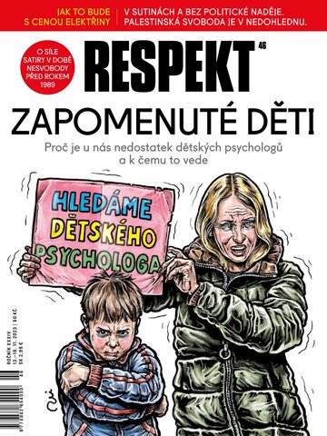 Obálka e-magazínu Respekt 46/2023