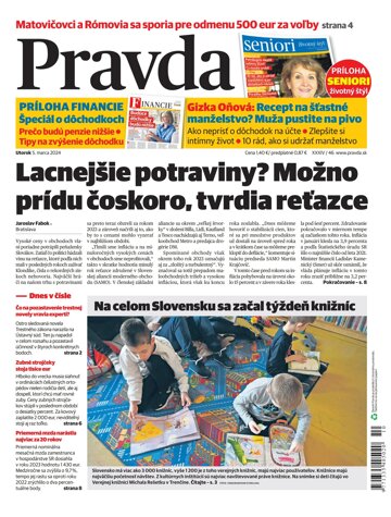 Obálka e-magazínu Pravda 5. 3. 2024