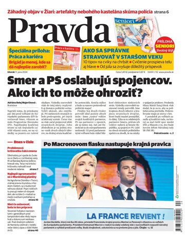 Obálka e-magazínu Pravda 11. 6. 2023