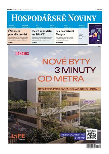 Obálka e-magazínu Hospodářské noviny 102 - 29.5.2025