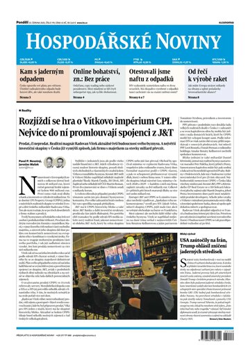 Obálka e-magazínu Hospodářské noviny 119 - 23.6.2025