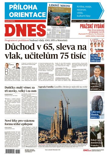 Obálka e-magazínu MF Dnes 1.11.2025