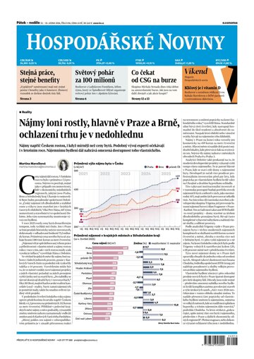 Obálka e-magazínu Hospodářské noviny 016 - 23.1.2026