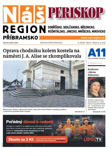 Obálka e-magazínu Náš Region - Příbramsko 17/2026