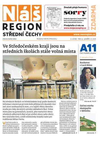 Obálka e-magazínu Náš Region - Střední Čechy 23/2026
