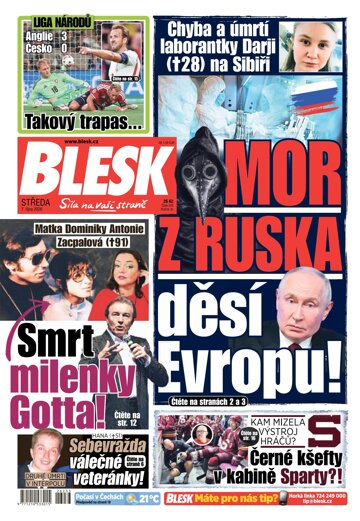 Obálka e-magazínu Blesk 7.10.2026
