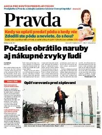 Obálka e-magazínu Pravda 3. 4. 2013