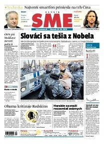 Obálka e-magazínu SME 15.10.2013