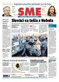 Obálka e-magazínu SME 15.10.2013