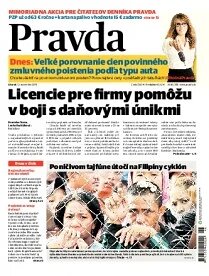Obálka e-magazínu Pravda 12. 11. 2013