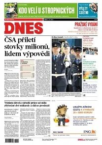 Obálka e-magazínu MF Dnes 24.10.2014