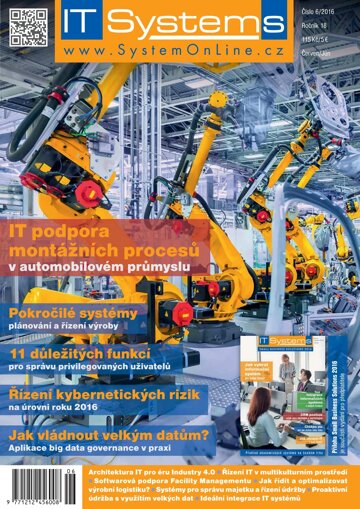 Obálka e-magazínu IT Systems 6/2016