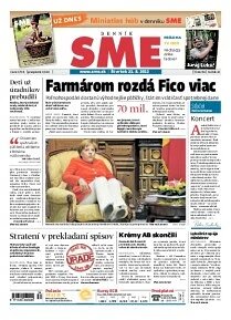 Obálka e-magazínu SME 23.8.2012