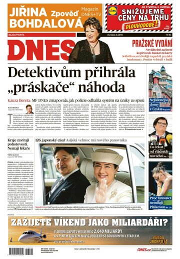 Obálka e-magazínu MF Dnes 2.5.2019