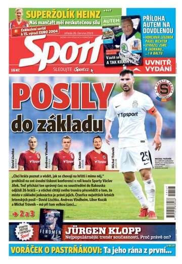 Obálka e-magazínu Sport 26.6.2019