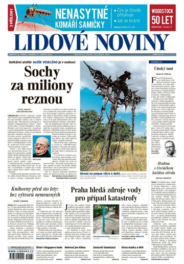 Obálka e-magazínu Lidové noviny 10.8.2019