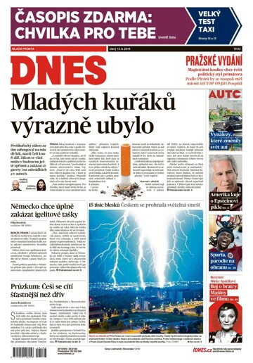 Obálka e-magazínu MF Dnes 13.8.2019