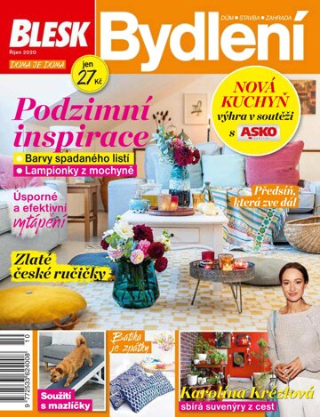 Obálka e-magazínu Blesk Bydlení 10/2020