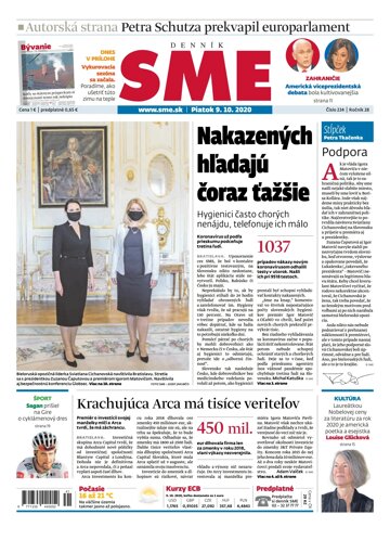 Obálka e-magazínu SME 9.10.2020