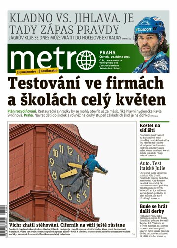 Obálka e-magazínu deník METRO 29.4.2021