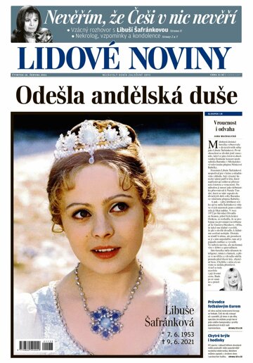 Obálka e-magazínu Lidové noviny 10.6.2021