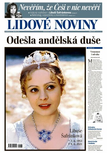 Obálka e-magazínu Lidové noviny 10.6.2021