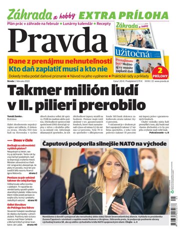 Obálka e-magazínu Pravda Dennik 2. 2. 2022