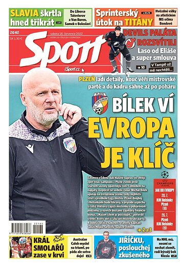 Obálka e-magazínu Sport 16.7.2022