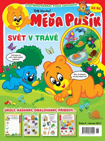 Obálka e-magazínu Méďa Pusík 6/2017